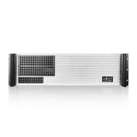 ISTARUSA D Value NoPowerSupply 3U Compact RackmountServer Chassis (Silver/Blk) D-313SE-MATX-SILVER